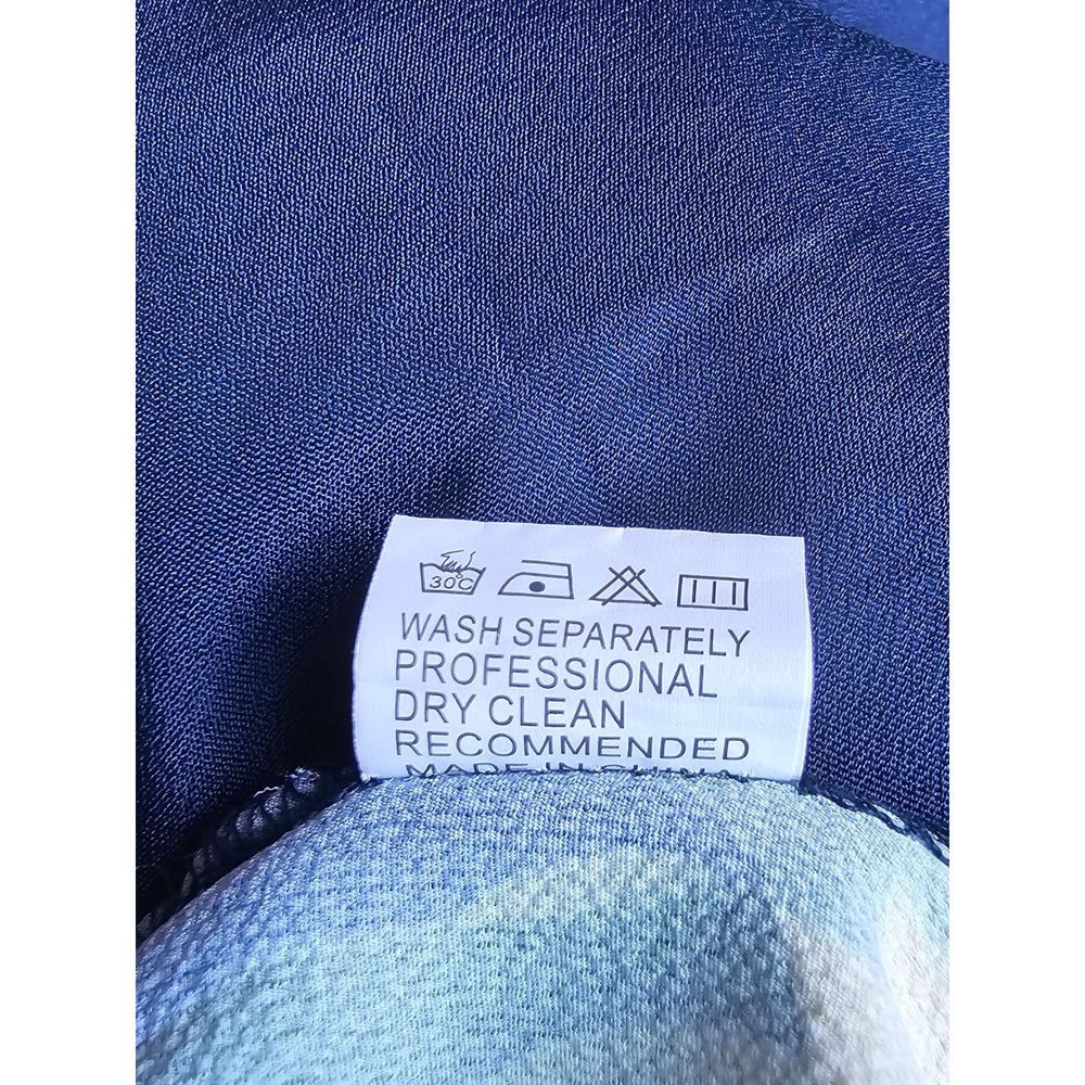 FANCYINN Sunflower Midi Dress Women Medium Blue Cutout Front Smocked Back - Picture 5 of 8